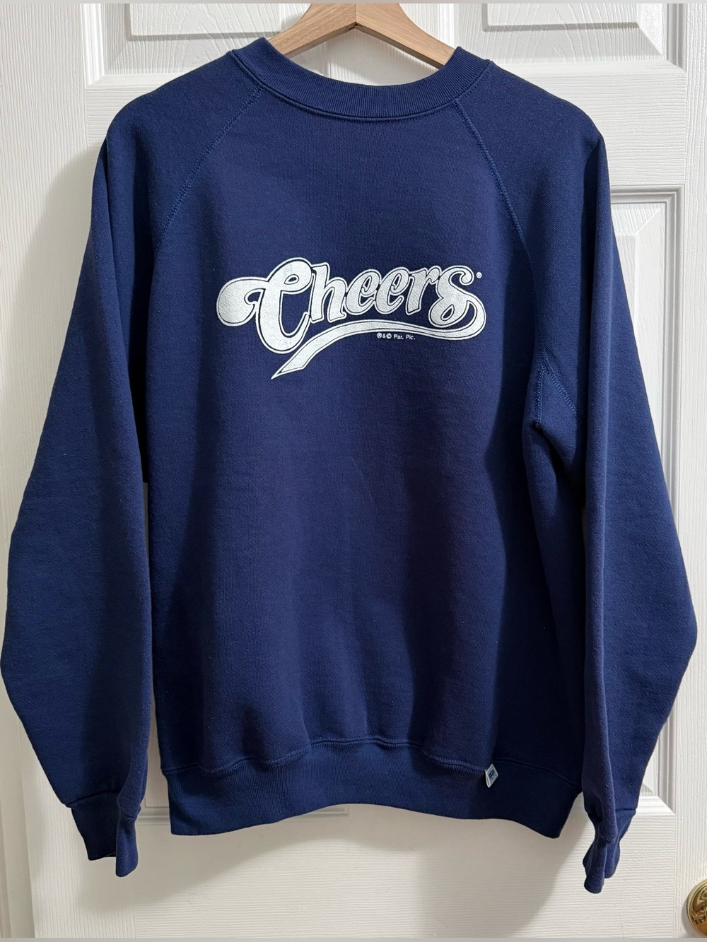 Vintage Cheers Boston Navy Crewneck Sweatshirt
